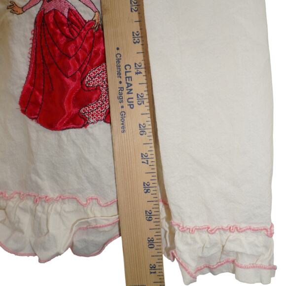 Vintage Disney Princess Aurora Dress – Sleeping Beauty Embroidered Cream 8/10 - Picture 10 of 10